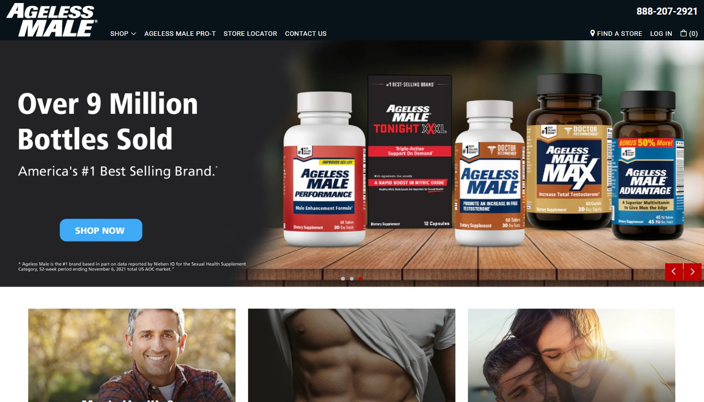 Ageless Male Homepage
