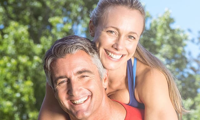 Ageless Male Image of a couple smiling