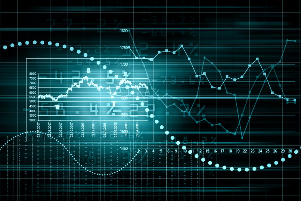 Climb Global Solutions image of Business graph with arrow showing profits and gains