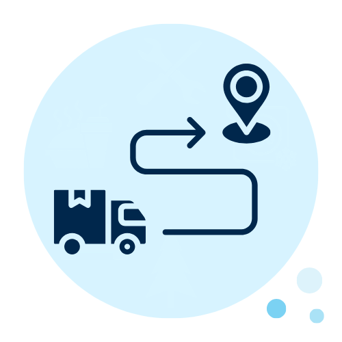 A landscape supply business mapping out route operations