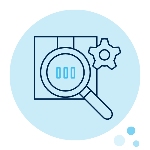 High-SKU item management depicted through 3 different industrial components