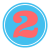 Number 2 icon