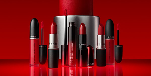 MAC Cosmetics image of multiple lipsticks