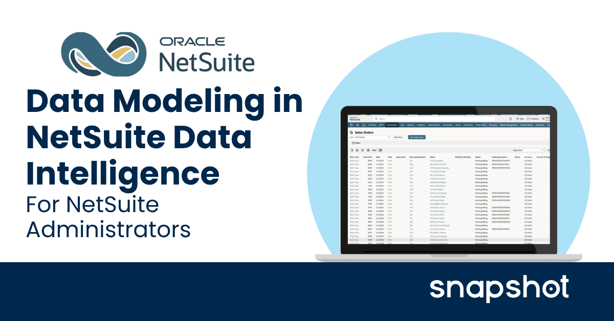 NetSuite administrator configuring NetSuite Data Intelligence data model subject areas in Oracle Analytics Cloud