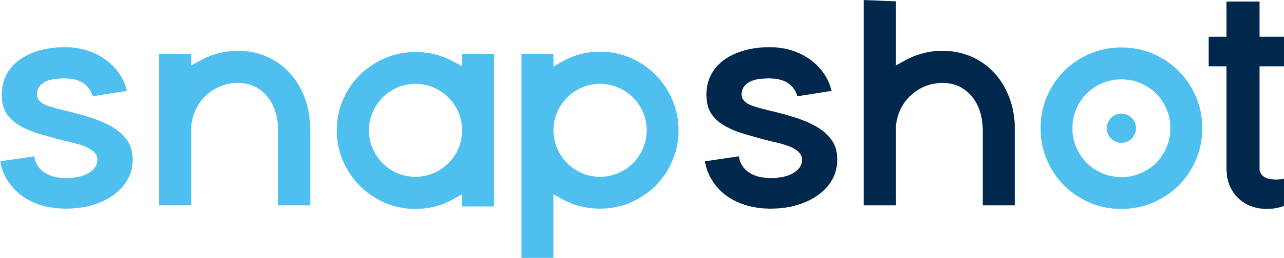 Snapshot Logo in blue and navy
