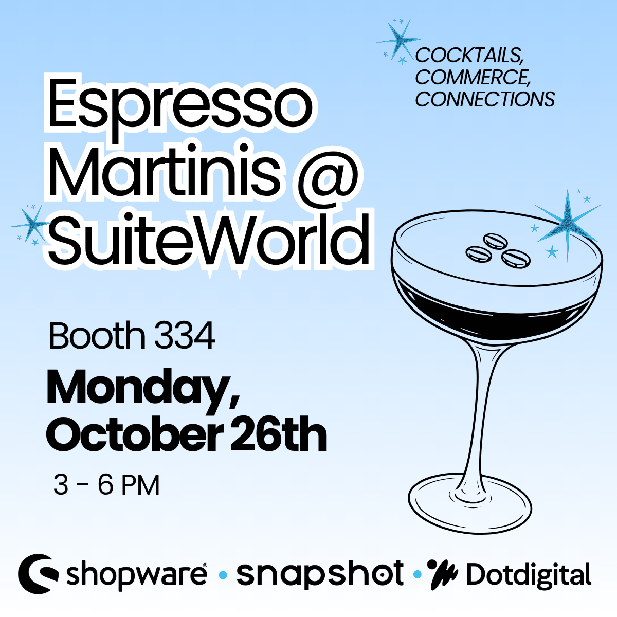 Espresso Martinis at SuiteWorld