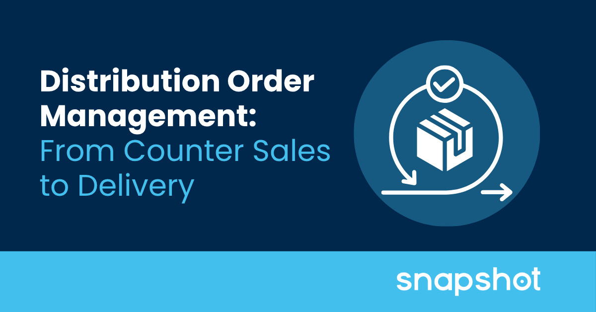 Distribution Order Management: From Counter Sales to Delivery